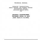 Tektronix DC503A DC-503A Service & Operating Combined