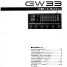 Yamaha GT20 GT-20 Service Manual