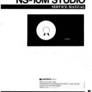 Yamaha NS10M NS-10M Studio Service Manual