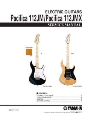 Yamaha Pacifica 112JM Service Manual