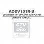 Akura AODV151R-S AODV-151R-S Television Operating Guide