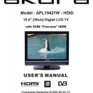 Akura APL15421W-HDID Television Operating Guide