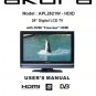 Akura APL2621W-HDID Television Operating Guide