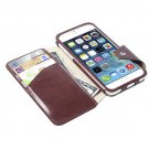 Krusell Kalmar Flip Wallet Case for iPhone 6/6S - Brown