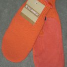 Isotoner Salmony PEACH Mittens Suede Palm NEW WARM
