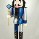 14" Glitter King Blue Nutcracker  N-14105B