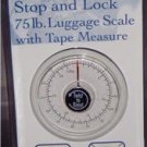 Travelon Stop - Lock 75 lb Luggage Scale & Tape Measure