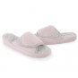 Isotoner Ladies Slipper Wide SPA Slide WHITE/ Gray OR PINK / Gray PILLOWSTEP NWT