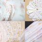10 x baby muslin squares cloths bibs - soft 100% cotton - 30cm x 30cm