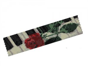A ROSE BY ANY OTHER Handmade Seed Bead Bracelet
