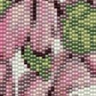 APPLE BLOSSOMS Handmade seed bead bracelet