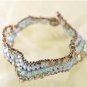 Handmade Beaded Blue Surge Bracelet