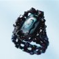 Handmade Beaded Paua Shell Deep Ring