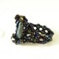 Handmade Beaded Paua Shell Deep Ring