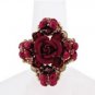 Handmade Beaded Carmen Rose Ring