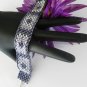 Handmade Beaded Lilac Windows Bracelet