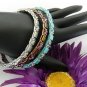 1 Handmade Beaded Zoe-Tila Bangle