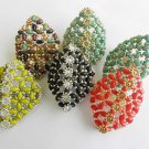 1 Handmade Beaded Polygon Daisy Ring