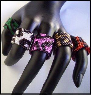 Handmade Beaded Animal Instinct Ring