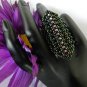 1- Handmade Beaded Polygon Ring
