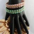 1- Handmade Beaded Soul Mates Bangle