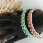 1- Handmade Beaded Soul Mates Bangle