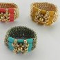 1- Handmade Beaded Tila Tiles Ring