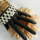 Handmade Beaded Tila Stacker Bangle ( 3 Set )