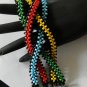 1- Handmade Beaded Fish Braid Bracelet