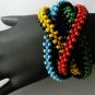 1- Handmade Beaded Fish Braid Bracelet