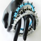 1- Handmade Beaded Spike Tila Bangle