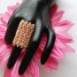 1- Handmade Beaded Eclipse Ring