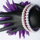 1- Handmade Beaded Zip Zap Bangle