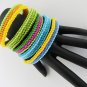 1- Handmade Beaded Tutti Fruity Bangle