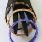 1- Handmade Beaded Joan of Arc Bangle