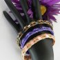 1- Handmade Beaded Joan of Arc Bangle
