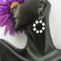 1- Pair Handmade Beaded Twin Bead Earrings