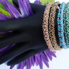 1- Handmade Beaded Naughts and Crosses Bangle