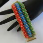 1- Handmade Beaded Triple Stack Bracelet