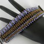 1- Handmade Beaded Triple Stack Bracelet