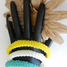 1- Handmade Beaded Cosy Rosy Bangle