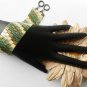 1- Handmade Beaded Tila Stripes Bracelet