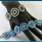 1- Handmade Beaded Hollywood Bracelet