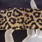 Handmade Beaded Animal Instinct Single Peyote Cuff Bracelet