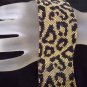 Handmade Beaded Animal Instinct Single Peyote Cuff Bracelet
