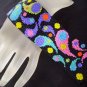 Handmade Colorful Droplets Peyote Bracelet Cuff