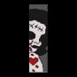Handmade Bleeding Heart Peyote Bracelet Cuff