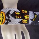 Handmade Halloween 2 Peyote Cuff Bracelet