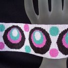 Handmade Beaded Retro Peyote Bracelet Cuff