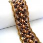 Handmade Beaded Maroon Bracelet